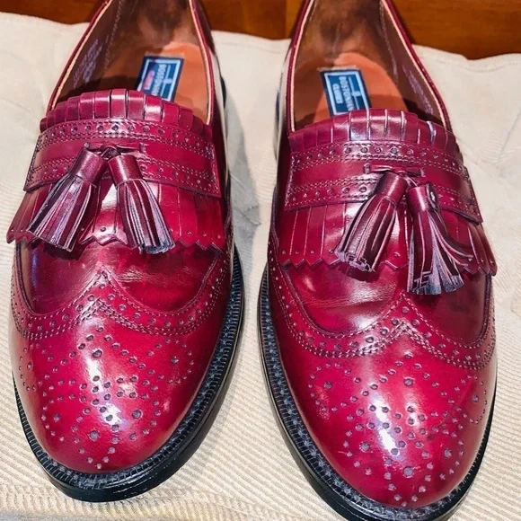 Bostonian Wing Tip Tasseled Brogue Loafers. - Picture 4 of 11